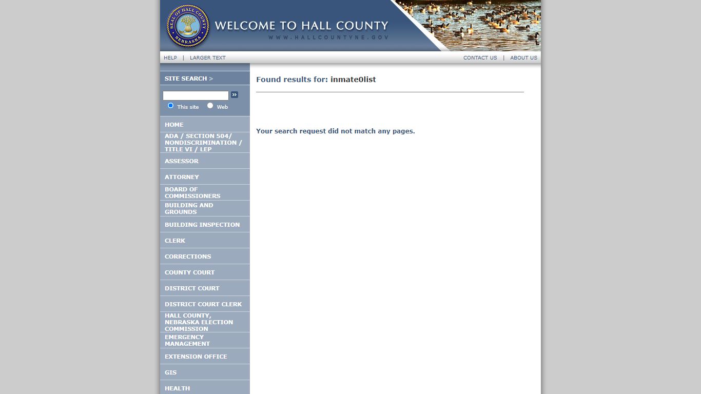 Hall County - Search